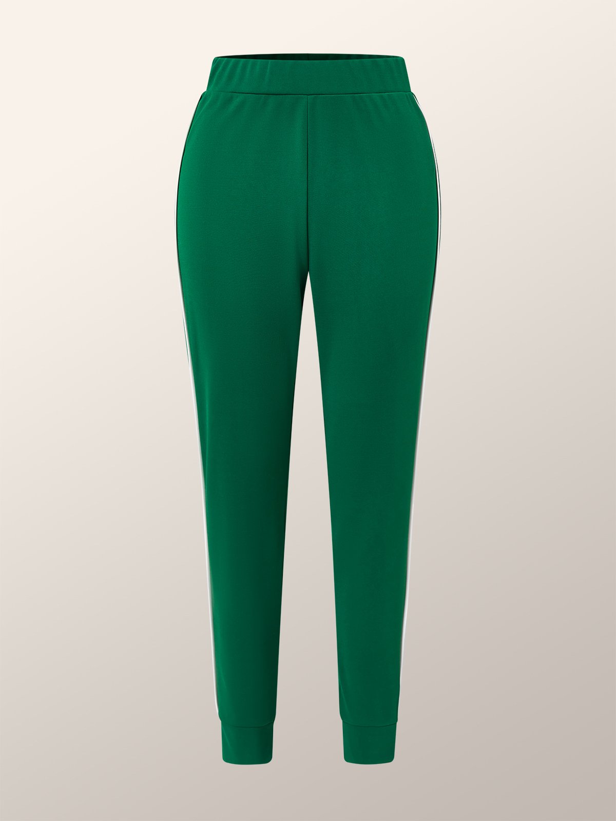 Color Block Casual Tight Casual Pants