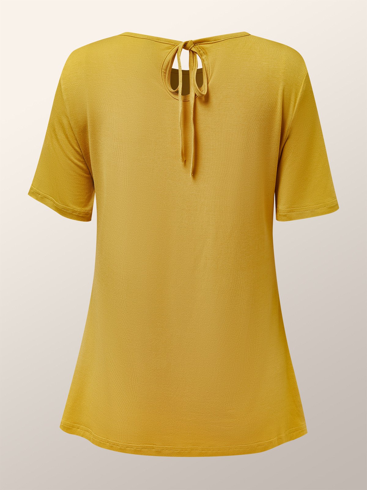 High Elasticity Crew Neck Short sleeve Urban Loose Shirt