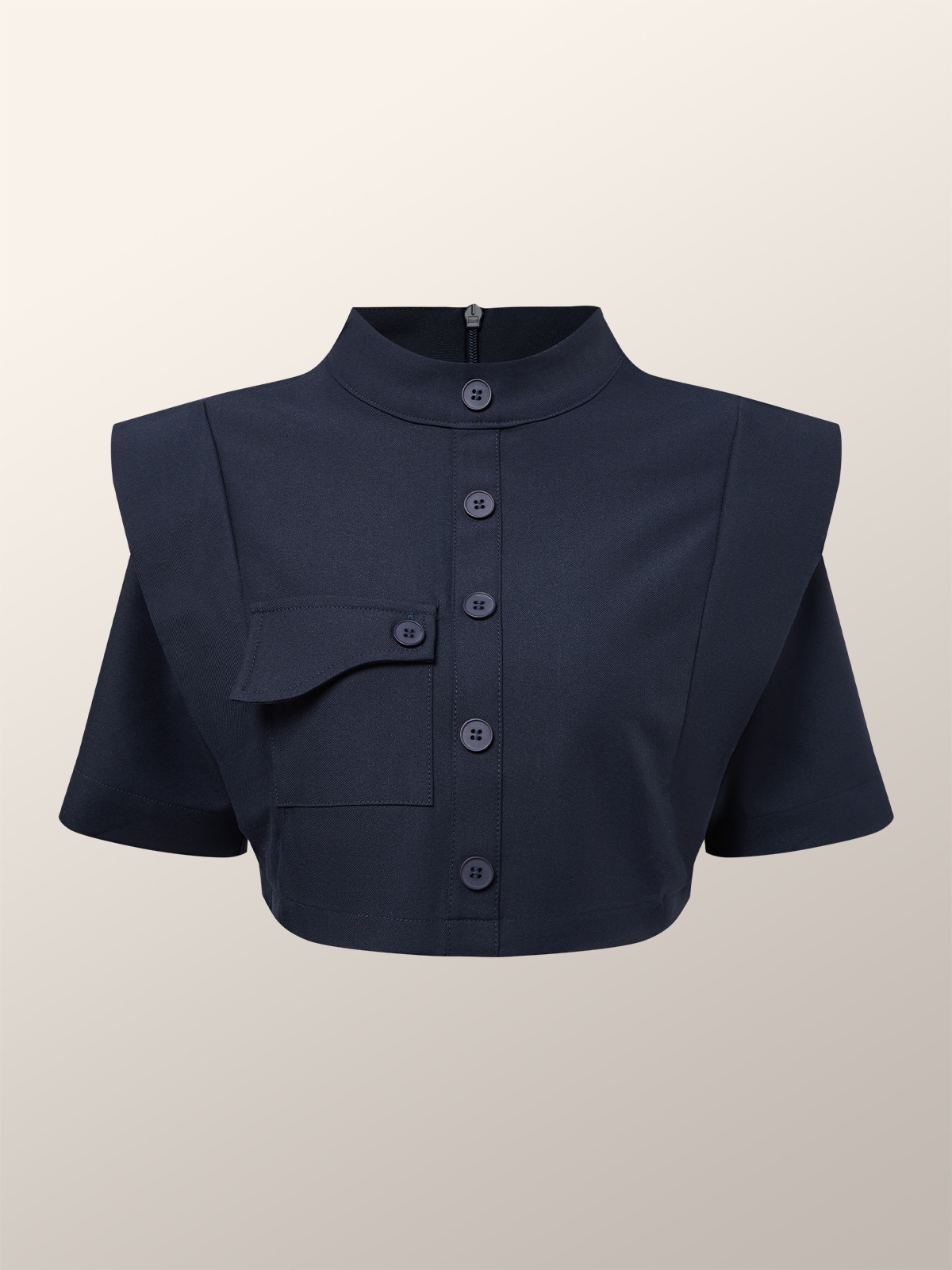 Elegant Regular Fit Shirt Collar Blouse