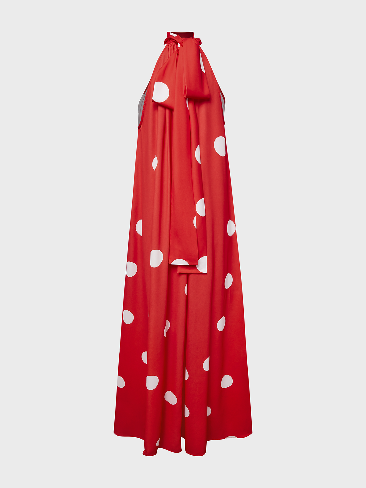 Party Polka Dots Halter Elegant Dress