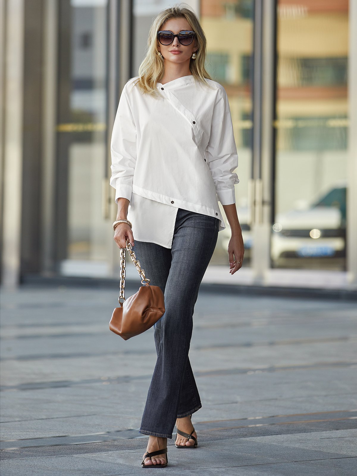 Urban Others Plain Regular Fit Blouse