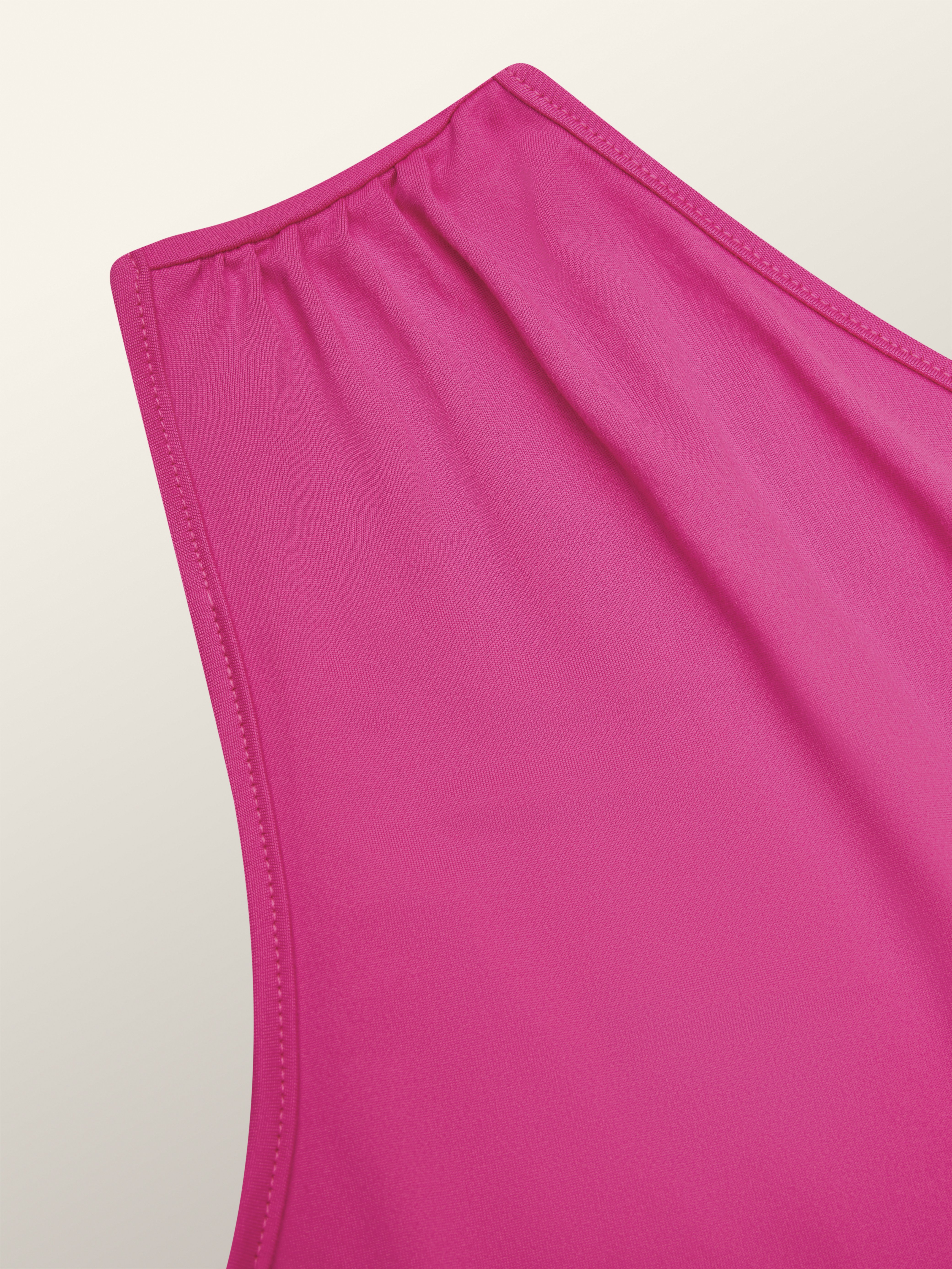 One Shoulder Vacation Regular Fit Plain Tank Top
