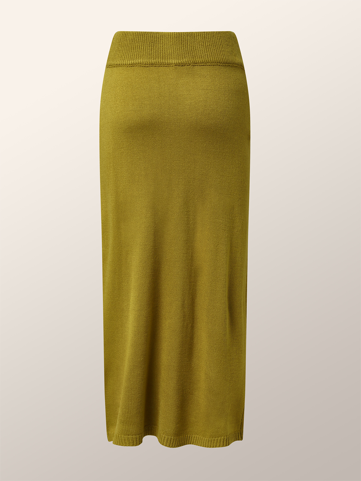 Regular Fit Urban Plain Midi Skirt