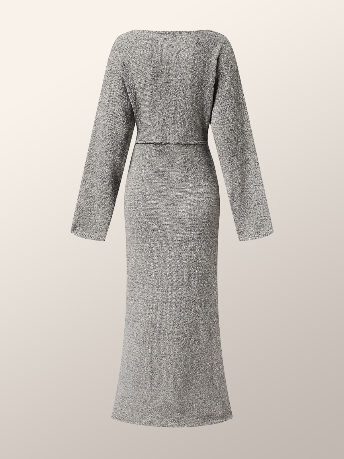 Loose Casual Crew Neck Sweater Dress