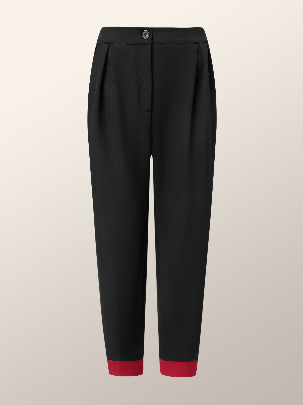 Color Block Regular Fit Urban Fashion Long Pants
