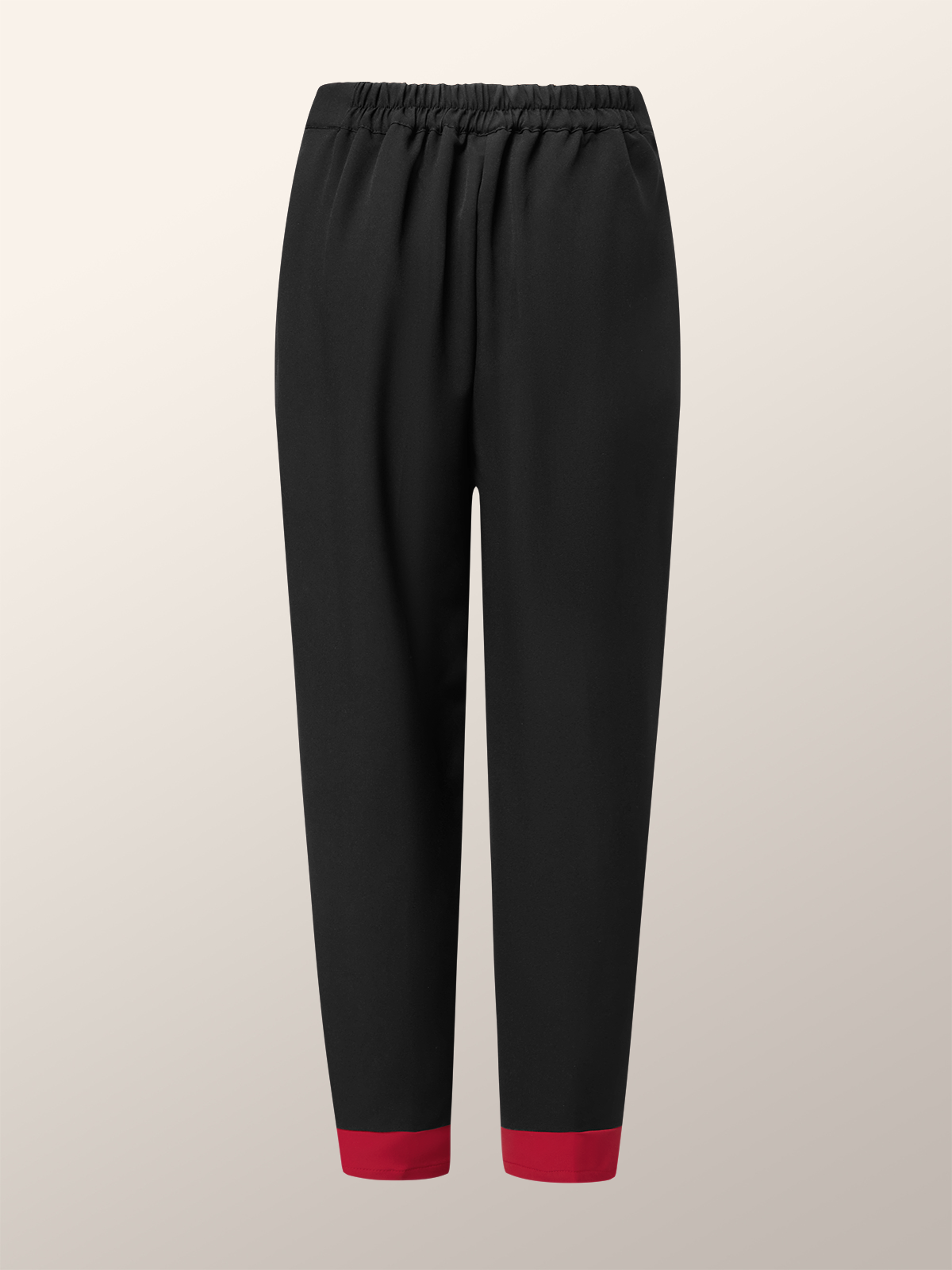 Color Block Regular Fit Urban Fashion Long Pants