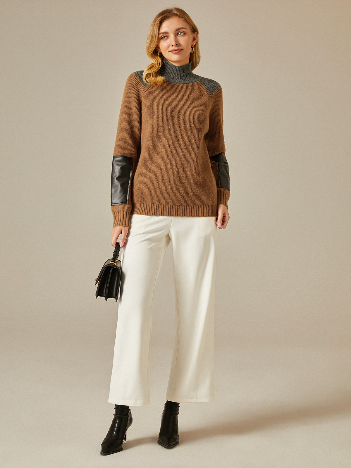 Turtleneck Urban Loose Long Sleeve Sweater