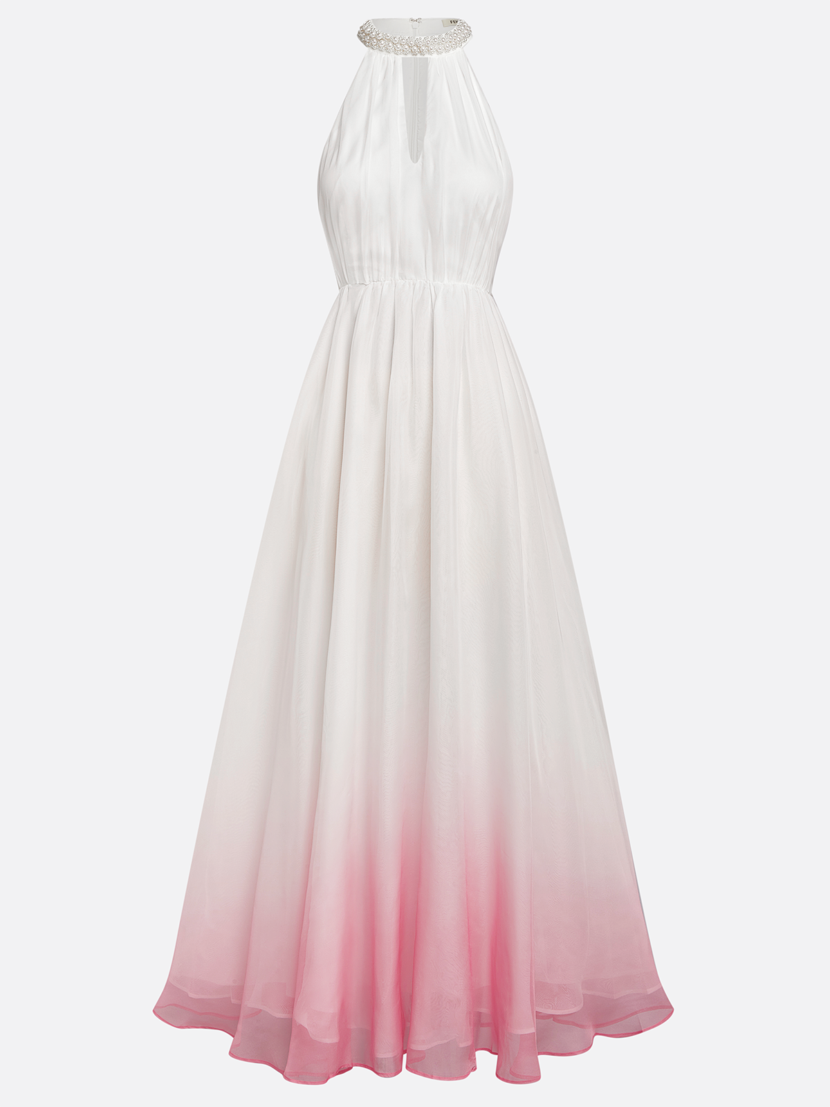 Regular Fit Chiffon Morden Dress With No