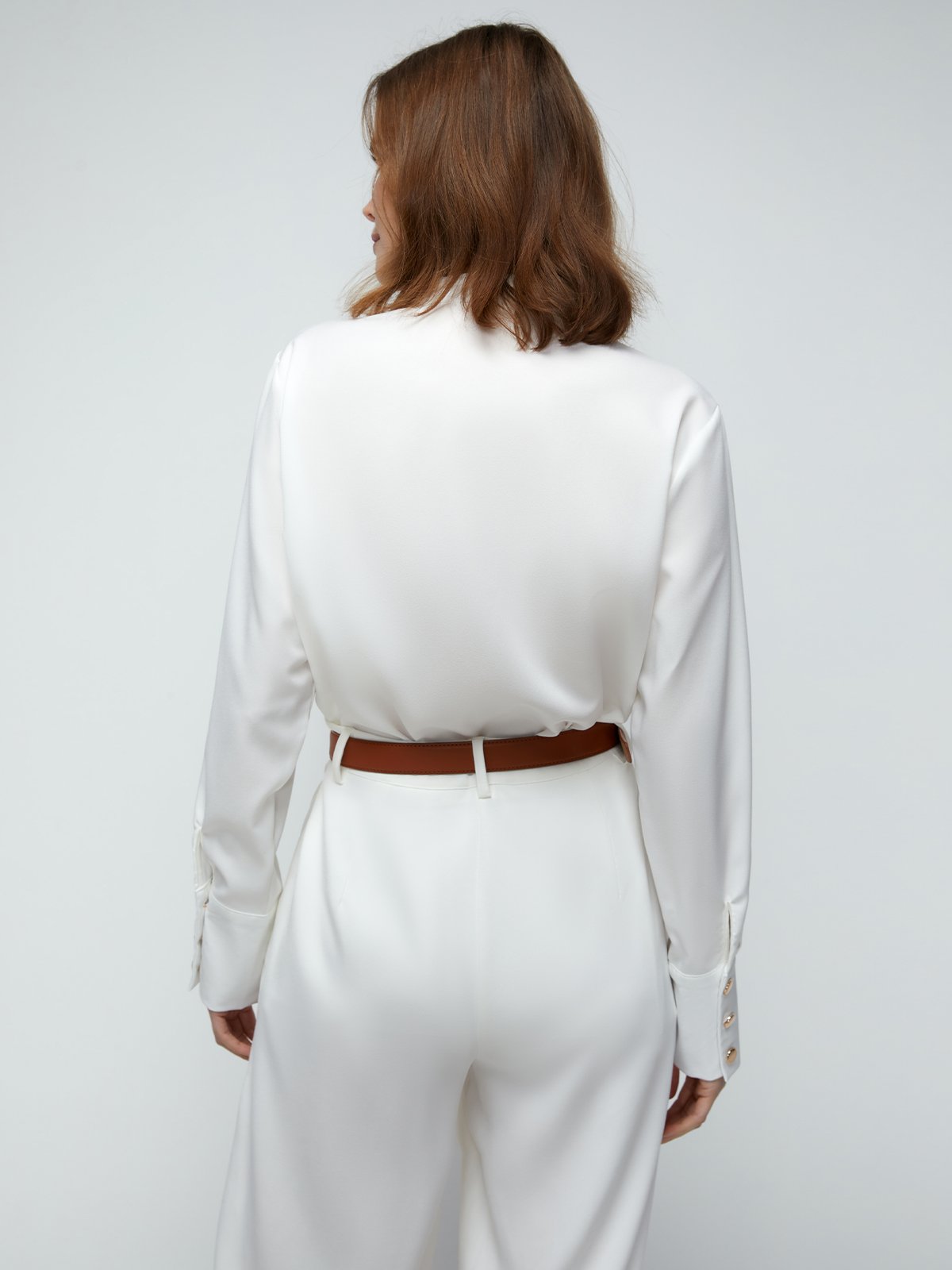 Off Shoulder Sleeve Plain Casual Fit Blouse