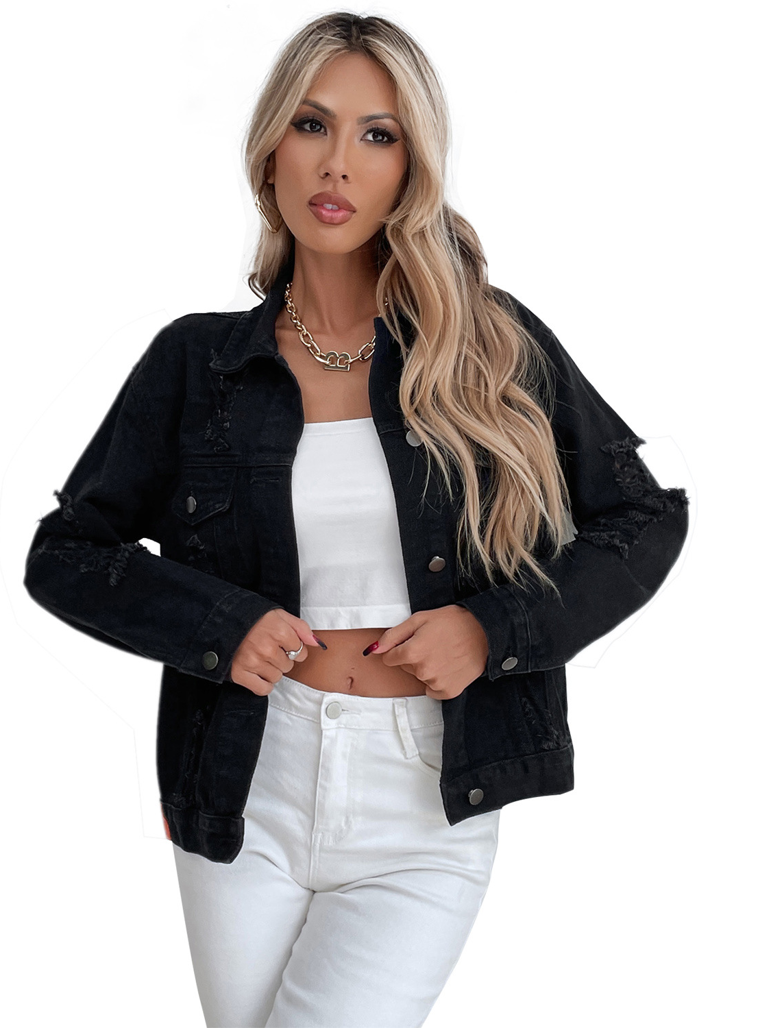 Casual Regular Fit Denim Jacket