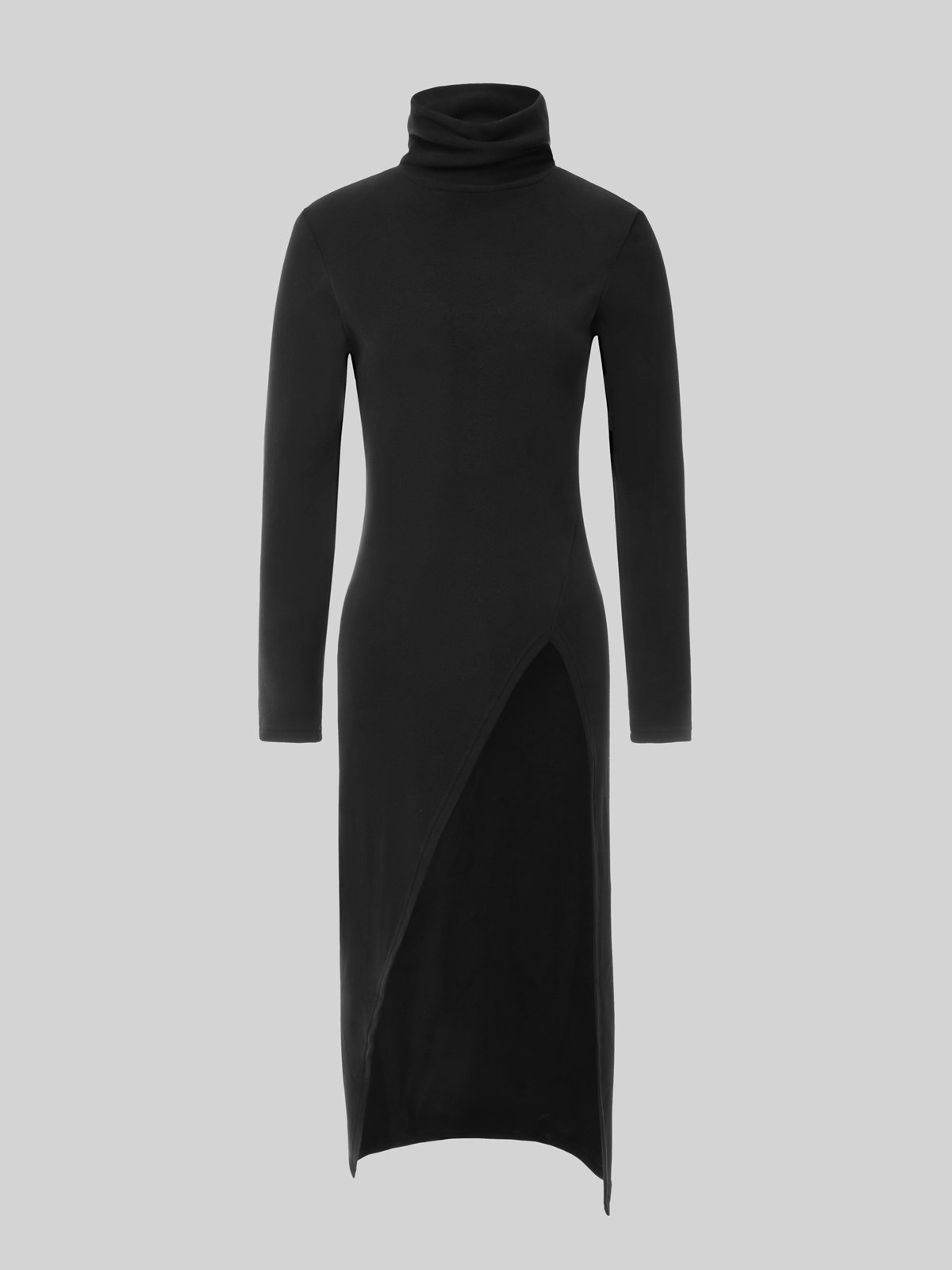 Fall Long Sleeve Simple Turtleneck Daily Simple Daily Top