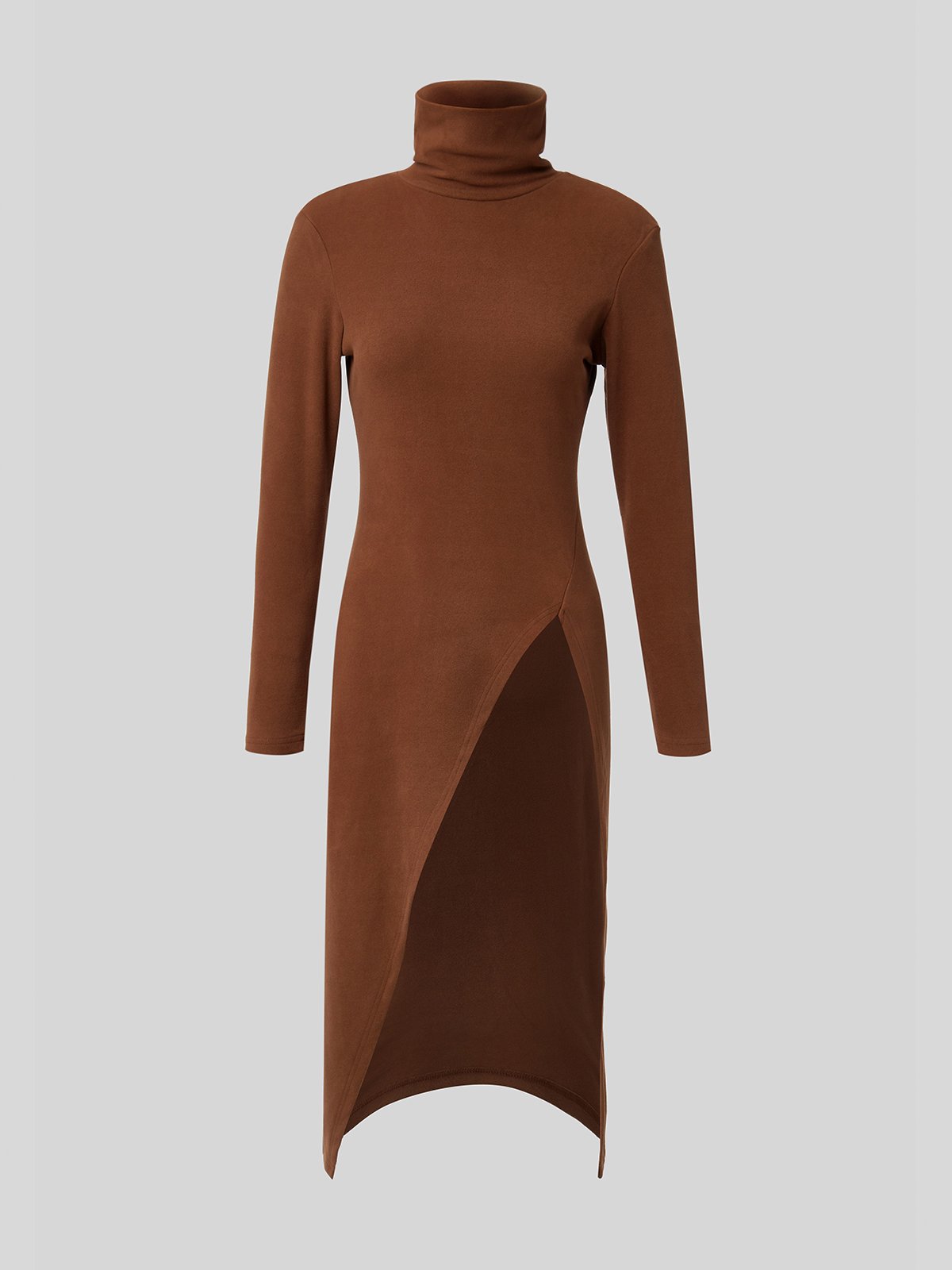 Fall Long Sleeve Simple Turtleneck Daily Simple Daily Top