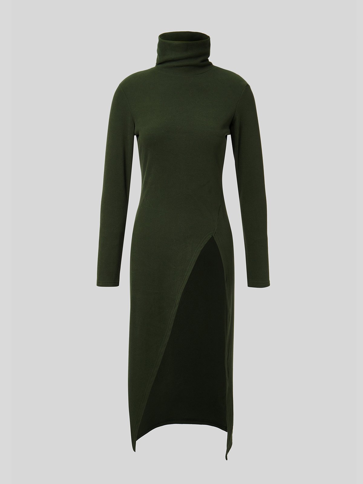 Fall Long Sleeve Simple Turtleneck Daily Simple Daily Top
