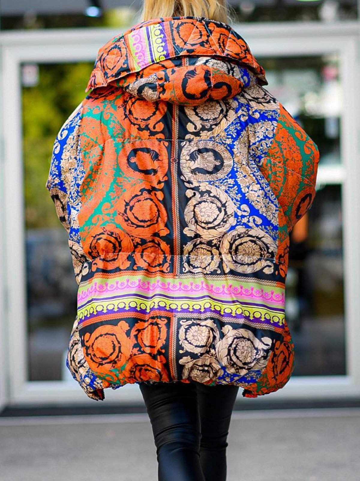 Ethnic Loose Urban Hoodie Padded Jacket