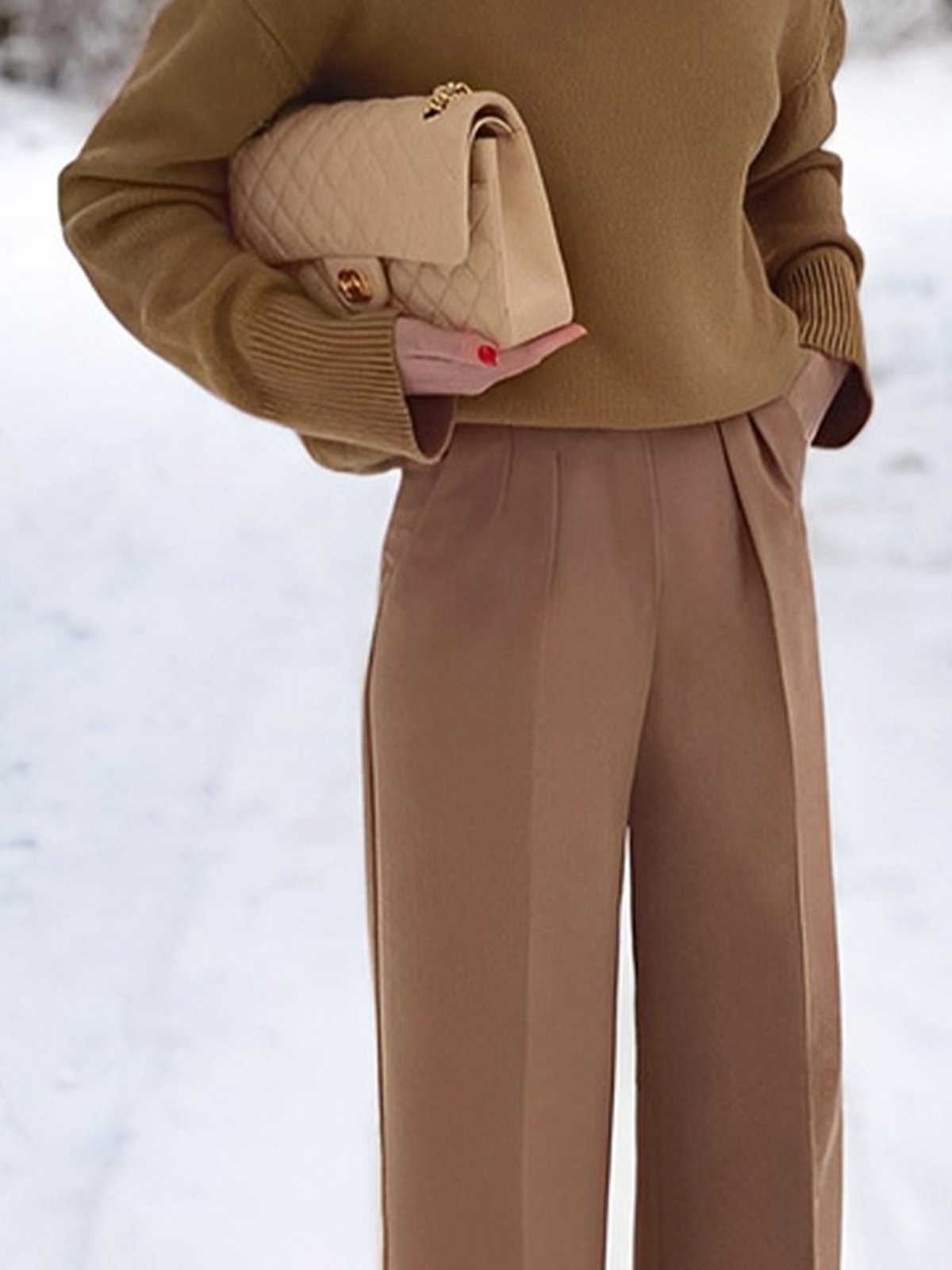 Urban Regular Fit Plain Pockets  Fashion Straight  Pants