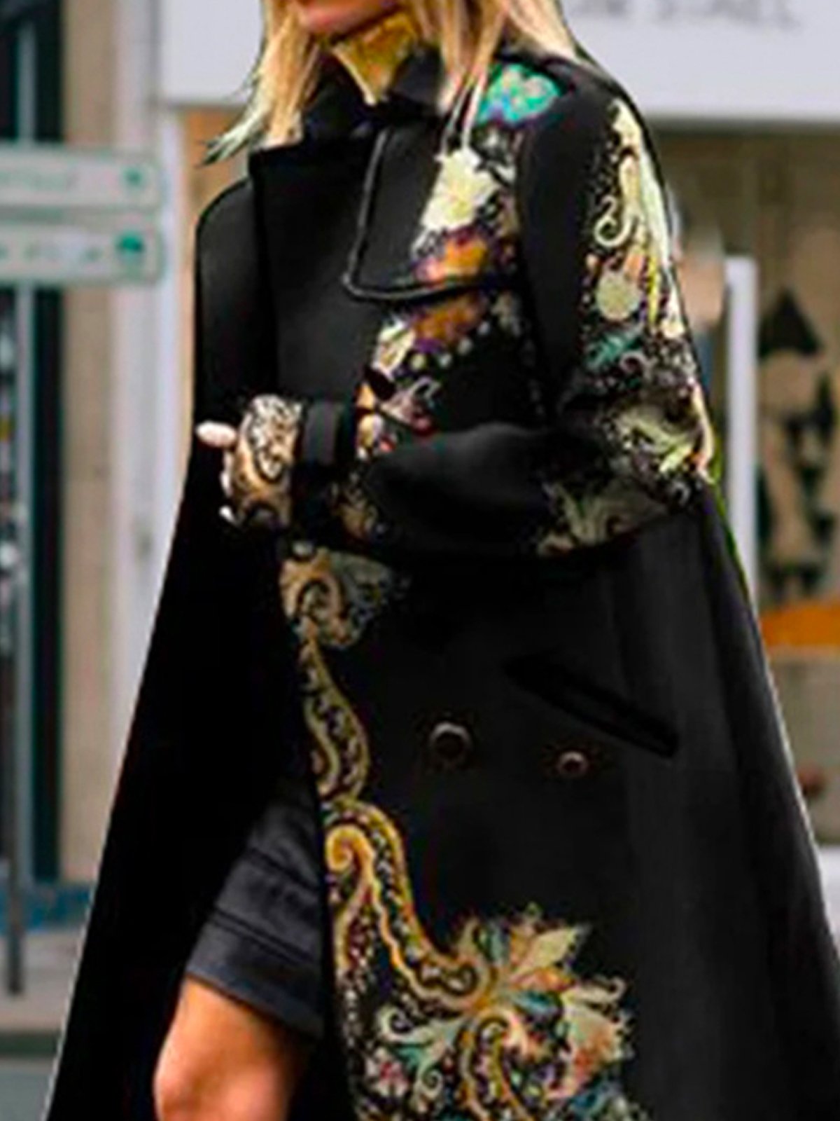 Urban Lapel Collar Long Sleeve Loosen Coat