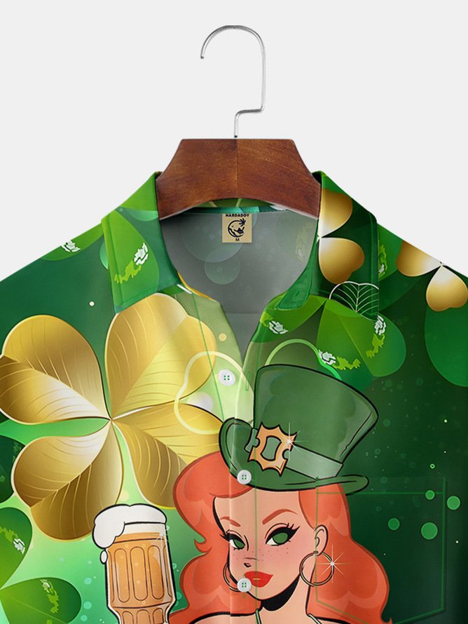 𝑨𝒍𝒊𝒄𝒆 𝑴𝒆𝒐𝒘 X HARDADDY® Big Size  St Patrick Shirt