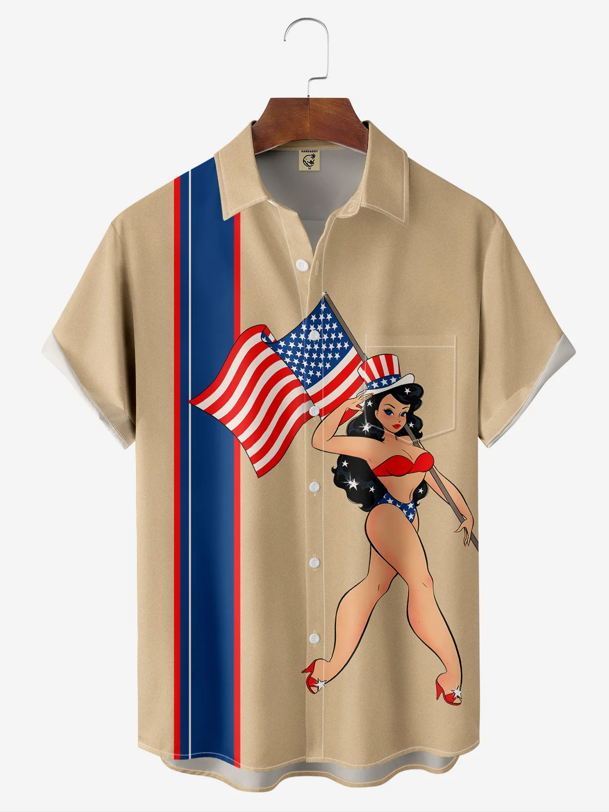 𝑨𝒍𝒊𝒄𝒆 𝑴𝒆𝒐𝒘 X HARDADDY® Big Size American Bowling Shirt