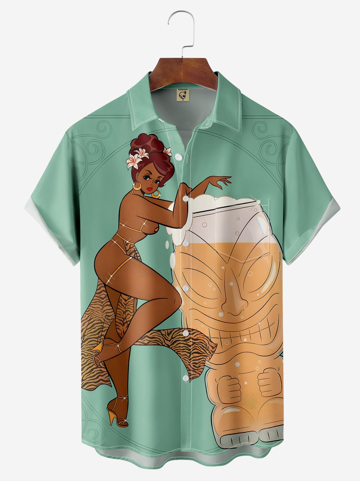 𝑨𝒍𝒊𝒄𝒆 𝑴𝒆𝒐𝒘 X HARDADDY® Big Size Tiki Beauty Shirt