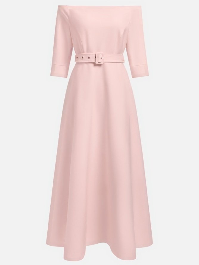 Morden Off The Shoulder Dress With No