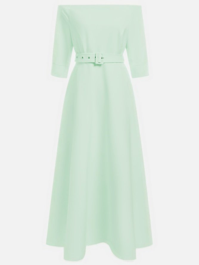 Morden Off The Shoulder Dress With No