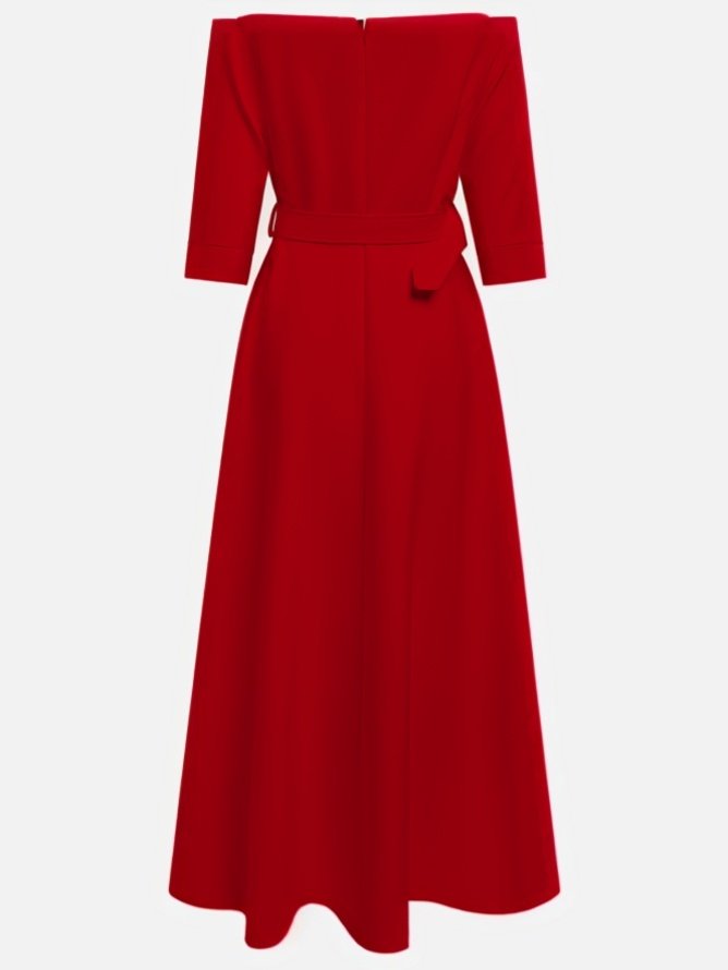 Morden Off The Shoulder Dress With No