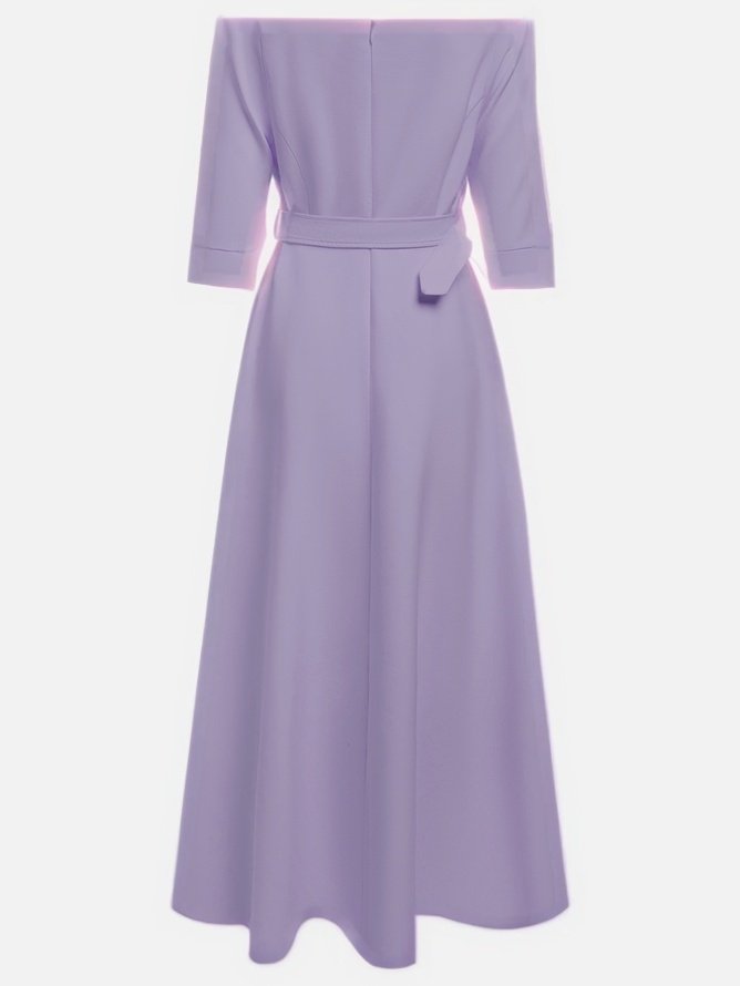 Morden Off The Shoulder Dress With No