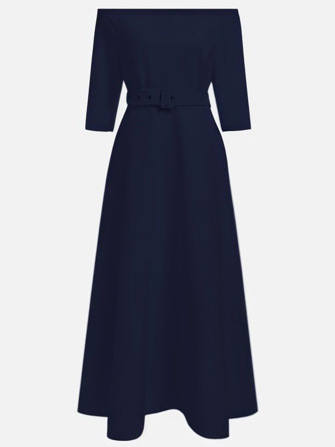 Morden Off The Shoulder Dress With No
