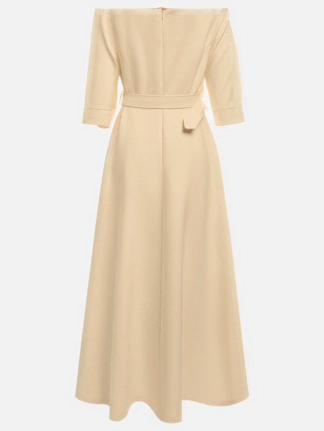 Morden Off The Shoulder Dress With No