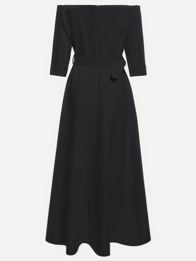 Morden Off The Shoulder Dress With No