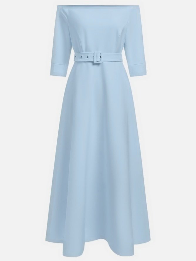 Morden Off The Shoulder Dress With No