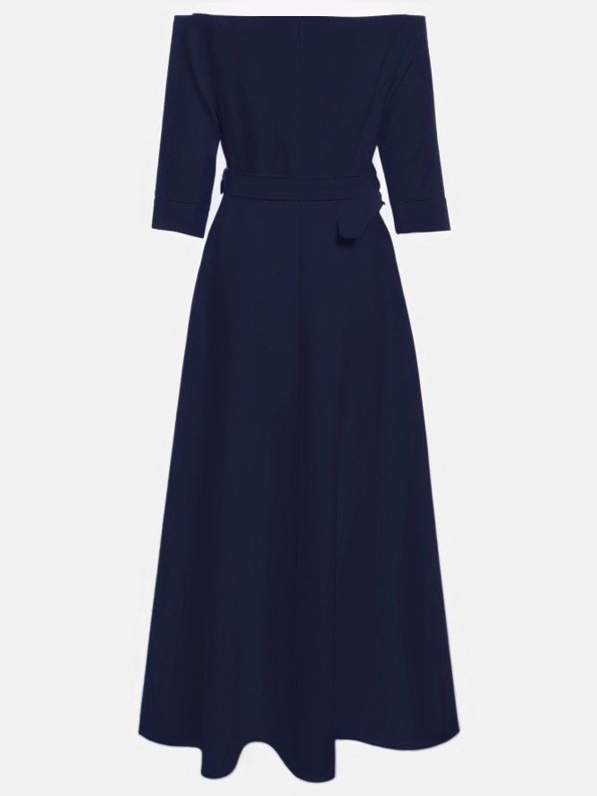 Morden Off The Shoulder Dress With No