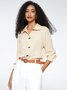 Long sleeve Shirt Collar Loose Urban Blouse