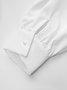 Stand Collar Elegant Plain Regular Fit Blouse