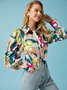Shirt Collar Elegant Regular Fit Long Sleeve Blouse