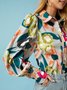 Shirt Collar Elegant Regular Fit Long Sleeve Blouse