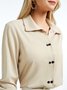 Long sleeve Shirt Collar Loose Urban Blouse