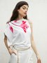 Floral Regular Fit Urban Sleeveless Shirt
