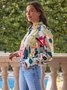Shirt Collar Elegant Regular Fit Long Sleeve Blouse