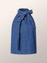 2023 Fashion week denim Halter Loose Urban Plain Tank Top