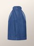 2023 Fashion week denim Halter Loose Urban Plain Tank Top
