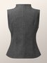Half Turtleneck Urban Regular Fit Plain Tank Top