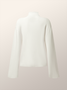 Half Turtleneck Yarn/Wool Yarn Plain Urban Sweater