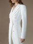 Plain Shawl Collar Regular Fit Urban Blazer