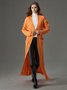 Plain Urban Long Sleeve Loose Cardigan