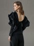 Plain Regular Fit Long Sleeve Elegant Shirt