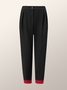 Color Block Regular Fit Urban Fashion Long Pants