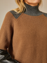 Turtleneck Urban Loose Long Sleeve Sweater