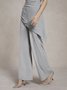 Urban High Elasticity Loose Plain Fashion Long Pants