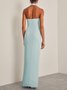 V Neck Urban Knot Front Dress